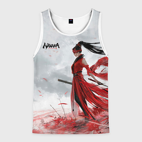 Мужская майка без рукавов Naraka BP / 3D-Белый – фото 1