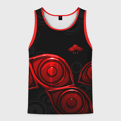 Мужская майка без рукавов Башня Бога Захард / 3D-Красный – фото 1