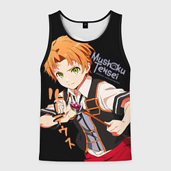 Мужская майка без рукавов Реинкарнация безработного - Рудеус Грейрат