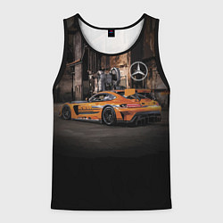 Мужская майка без рукавов Мерседес АМГ в стиле Loft