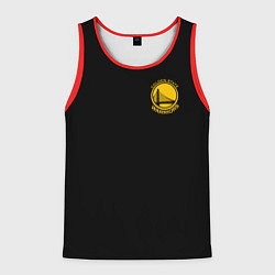 Майка-безрукавка мужская GOLDEN STATE WARRIORS BLACK STYLE, цвет: 3D-красный