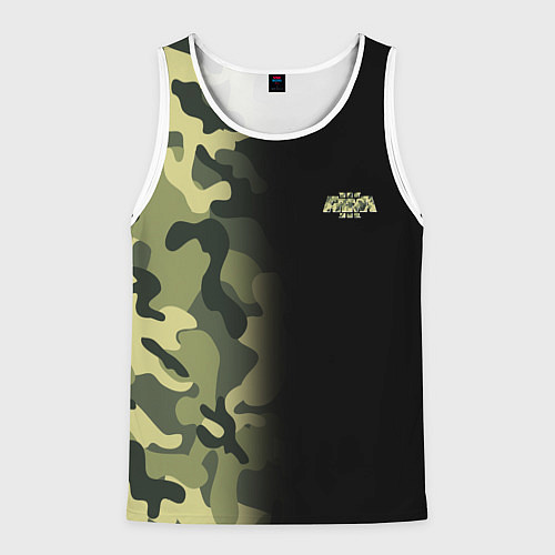 Мужская майка без рукавов ARMA 3 MILITARY / 3D-Белый – фото 1