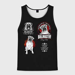 Мужская майка без рукавов Собака Бульмастиф