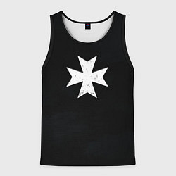 Мужская майка без рукавов Черные Храмовники раскраска доспеха