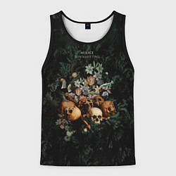 Майка-безрукавка мужская Дауншифтинг, цвет: 3D-черный