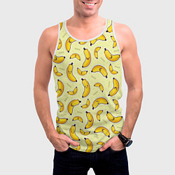 Майка-безрукавка мужская Банановый Бум, цвет: 3D-белый — фото 2