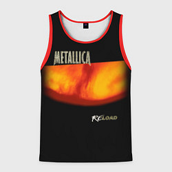 Майка-безрукавка мужская Metallica ReLoad, цвет: 3D-красный