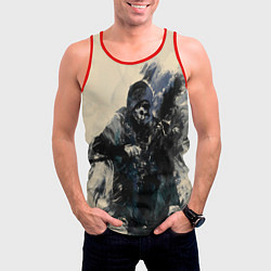 Майка-безрукавка мужская Корво Аттано, цвет: 3D-красный — фото 2