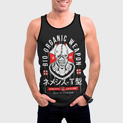 Майка-безрукавка мужская Био органическое оружие Nemesis, цвет: 3D-черный — фото 2