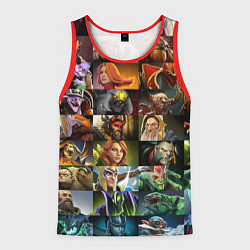 Мужская майка без рукавов HEROES DOTA 2 ПЕРСОНАЖИ ДОТА 2