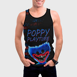 Майка-безрукавка мужская Хагги ВАГГИ Poppy Playtime, цвет: 3D-черный — фото 2