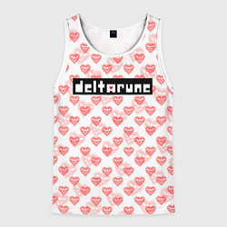 Мужская майка без рукавов DELTARUNE PATTERN LOGO