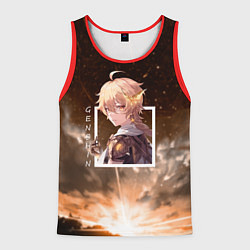 Мужская майка без рукавов Итэр Aether, Genshin Impact Геншин импакт