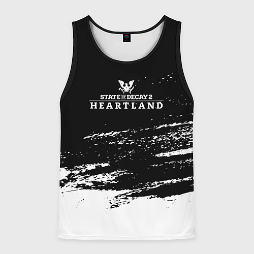 Мужская майка без рукавов State of Decay - Стейт оф Декай / 3D-Черный – фото 1