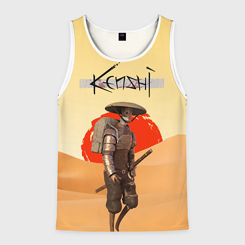 Мужская майка без рукавов KENSHI КЕНШИ / 3D-Белый – фото 1