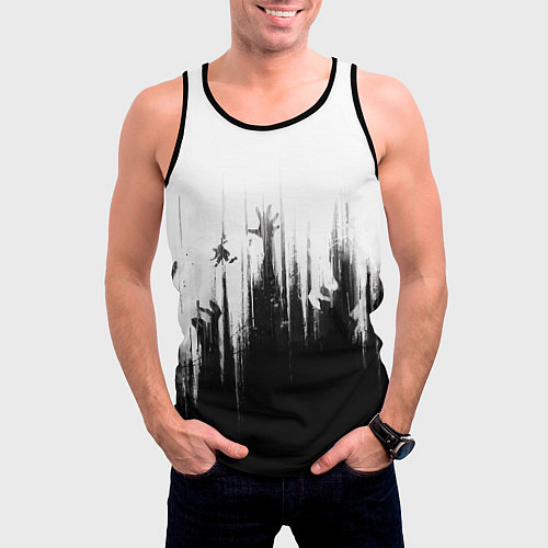 Мужская майка без рукавов Dying Light- 2 / 3D-Черный – фото 3
