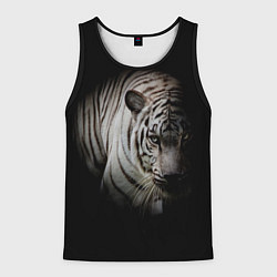 Майка-безрукавка мужская Загадочный тигр, цвет: 3D-черный