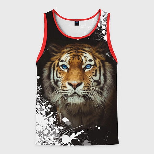 Мужская майка без рукавов Год тигра2022 / 3D-Красный – фото 1