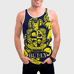 Майка-безрукавка мужская Bully, Bullworth Academy, цвет: 3D-белый — фото 2