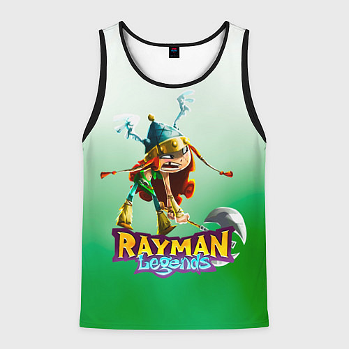 Мужская майка без рукавов Rayman Legends Барбара / 3D-Черный – фото 1