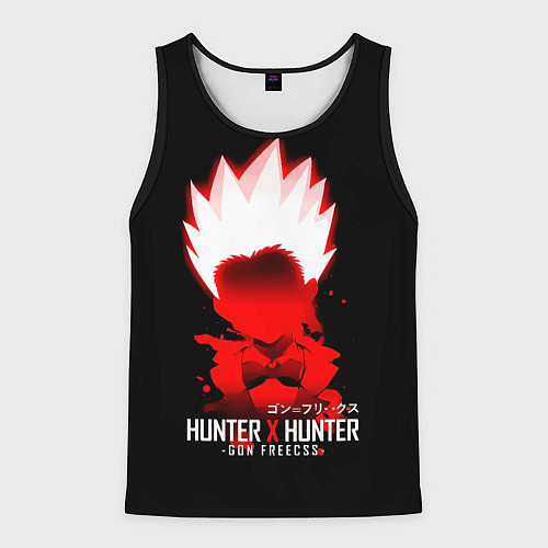 Мужская майка без рукавов Hunter x Hunter - Gon Furikusu / 3D-Черный – фото 1