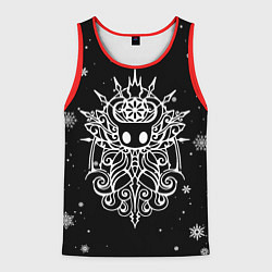 Мужская майка без рукавов НОВОГОДНИЙ HOLLOW KNIGHT ЧЁРНЫЙ