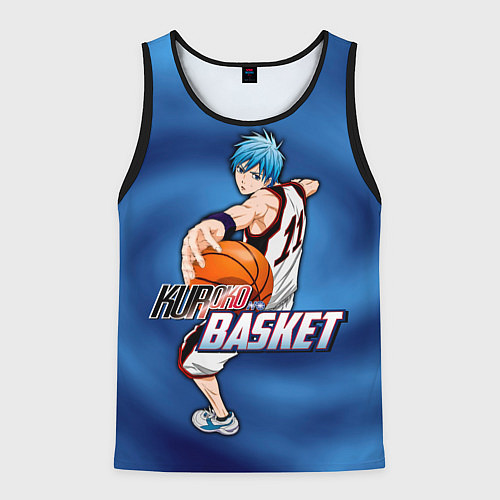 Мужская майка без рукавов Kuroko no Basuke Kuroko Tetsuya / 3D-Черный – фото 1