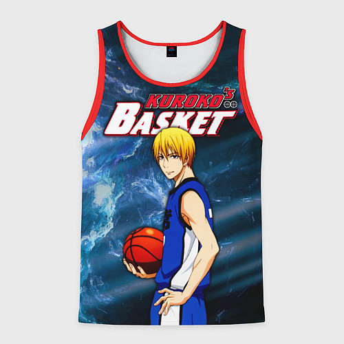 Мужская майка без рукавов Kuroko no Basuke, Kise Ryota Рёта Кисе / 3D-Красный – фото 1