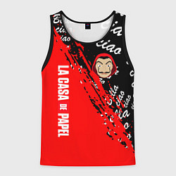 Майка-безрукавка мужская La Casa de Papel bum bum ciao, цвет: 3D-черный