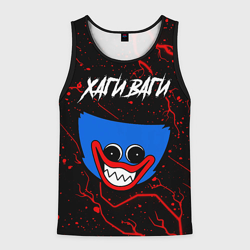 Мужская майка без рукавов ХАГИ ВАГИ Молнии / 3D-Черный – фото 1