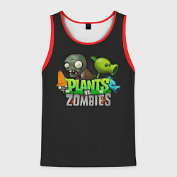 Мужская майка без рукавов Персонажи Plants vs Zombies