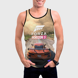 Майка-безрукавка мужская Forza Horizon 5 Игра, цвет: 3D-черный — фото 2