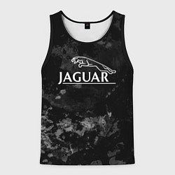 Майка-безрукавка мужская Ягуар , Jaguar, цвет: 3D-черный