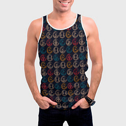 Майка-безрукавка мужская Виртуальная Валюта, цвет: 3D-белый — фото 2