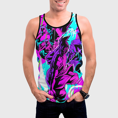 Мужская майка без рукавов Katana Zero Файтинг Катана Зеро Игра / 3D-Черный – фото 3