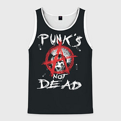 Мужская майка без рукавов Punks Not Dead Анархия