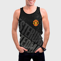 Майка-безрукавка мужская Manchester United , Манчестер Юнайтед, цвет: 3D-черный — фото 2