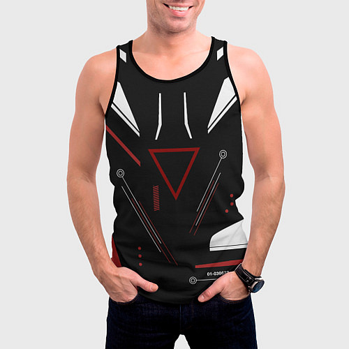 Мужская майка без рукавов Сайрекс Сyrex CS GO / 3D-Черный – фото 3