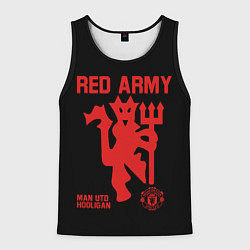 Майка-безрукавка мужская Manchester United Red Army Манчестер Юнайтед, цвет: 3D-черный