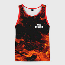 Мужская майка без рукавов МЧС РОССИИ ОГОНЬ