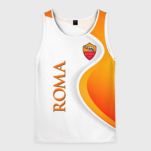 Мужская майка без рукавов Рома / 3D-Белый – фото 1