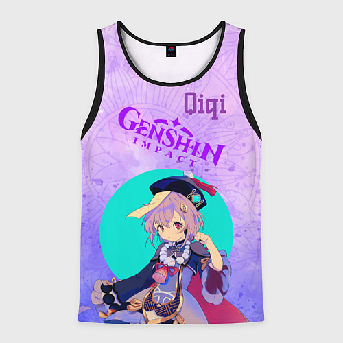 Мужская майка без рукавов Qiqi! / 3D-Черный – фото 1