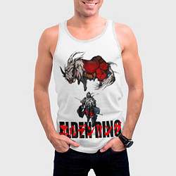 Майка-безрукавка мужская ELDEN RING время путешествовать Элден Ринг, цвет: 3D-белый — фото 2