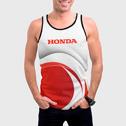 Майка-безрукавка мужская Хонда HONDA, цвет: 3D-черный — фото 2