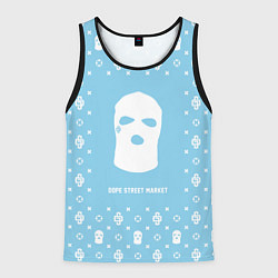 Мужская майка без рукавов Узор Sky Blue Ski Mask Dope Street Market