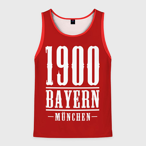 Мужская майка без рукавов Бавария Bayern Munchen / 3D-Красный – фото 1