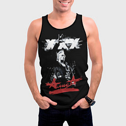 Майка-безрукавка мужская Алиса Русский Рок, цвет: 3D-черный — фото 2