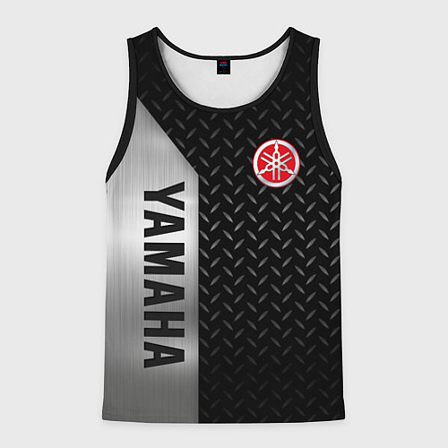Мужская майка без рукавов YAMAHA СТАЛЬ / 3D-Черный – фото 1
