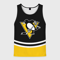 Майка-безрукавка мужская Pittsburgh Penguins Питтсбург Пингвинз, цвет: 3D-черный