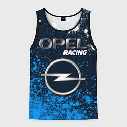 Майка-безрукавка мужская OPEL Racing Краска, цвет: 3D-черный